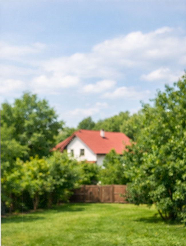 After cleaning: clear windows